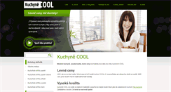 Desktop Screenshot of kuchyne-cool.cz